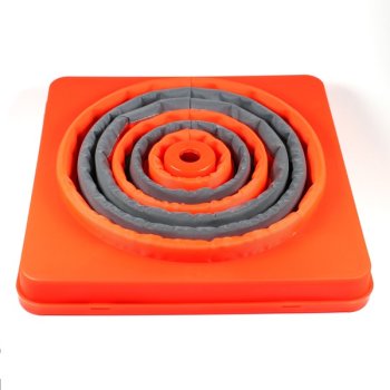 Preview: Faltleitkegel 60 cm mit LED Beleuchtung und teilreflektierender Leitkegel 6 Stück