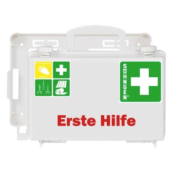 Preview: Erste Hilfe Koffer SÖHNGEN QUICK-CD Norm weiß DIN 13157