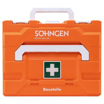 Erste Hilfe Koffer metaBOX 145M SÖHNGEN Erste Hilfe Baustelle orange