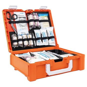 Preview: Erste Hilfe Koffer metaBOX 145M SÖHNGEN Erste Hilfe Baustelle orange