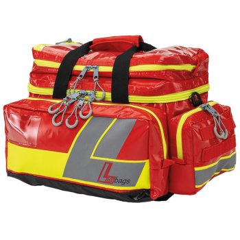 Preview: Notfalltasche Lifebag M rot SÖHNGEN Sanitätstasche mit Frottasche und Deckelfach und und 2 Seitentaschen