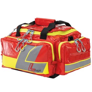 Preview: Notfalltasche Lifebag S rot SÖHNGEN Sanitätstasche mit Frottasche und 2 Seitentaschen