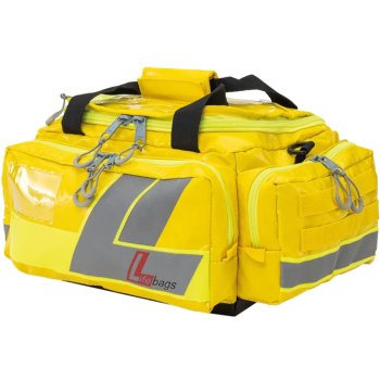 Preview: Notfalltasche Lifebag S gelb SÖHNGEN Sanitätstasche mit Frottasche und 2 Seitentaschen