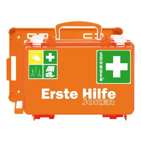 Erste Hilfe Koffer SÖHNGEN JOKER QUICK-CD Norm orange DIN 13157