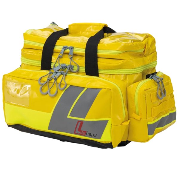 Notfalltasche Lifebag M gelb SÖHNGEN Sanitätstasche mit Frottasche und Deckelfach und und 2 Seitentaschen