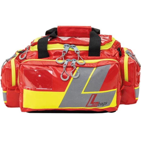 Notfalltasche Lifebag S rot SÖHNGEN Sanitätstasche mit Frottasche und 2 Seitentaschen