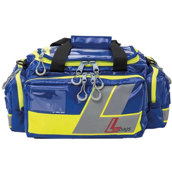Notfalltasche Lifebag S blau SÖHNGEN Sanitätstasche mit Frottasche und 2 Seitentaschen