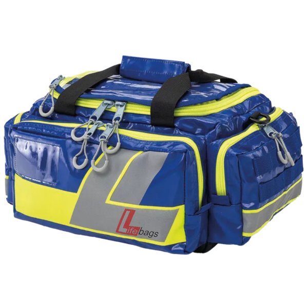 Notfalltasche Lifebag S blau SÖHNGEN Sanitätstasche mit Frottasche und 2 Seitentaschen
